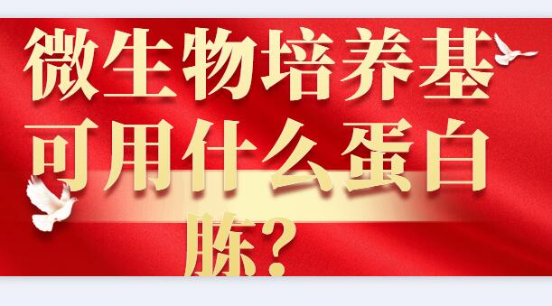 微生物培養(yǎng)基可用什么蛋白胨？